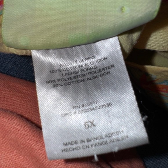 Penelope Mack Yellow Floral Button-Front Sundress 6X - Picture 3 of 5